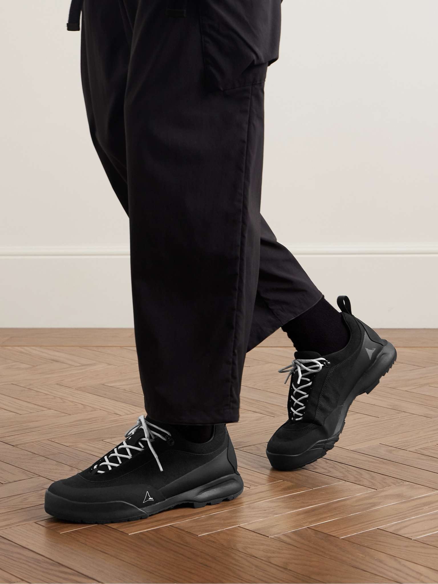 Cingino Rubber-Trimmed Microfibre Hiking Sneakers - 2