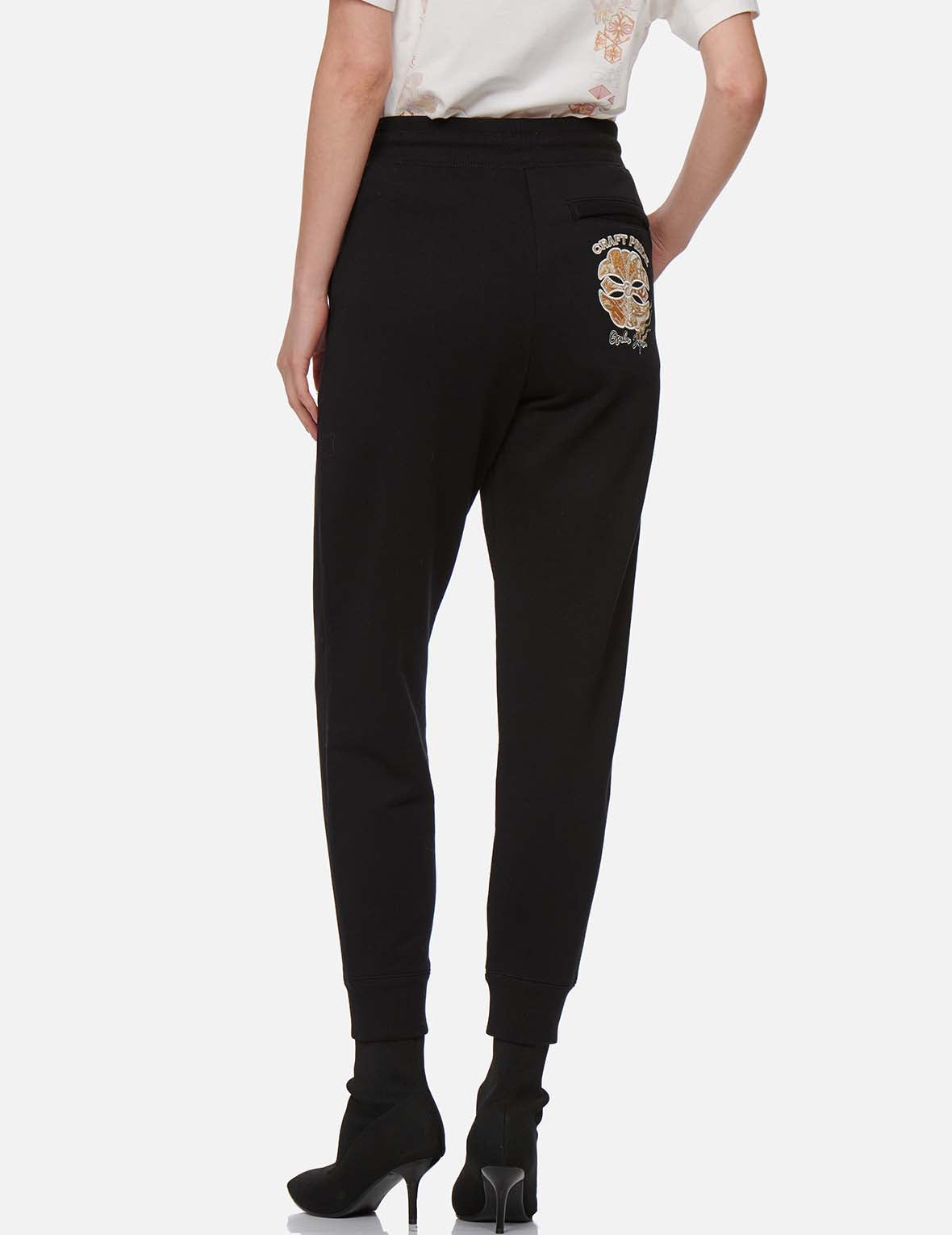 Brocade Kamon Appliqué Sweatpants - 3