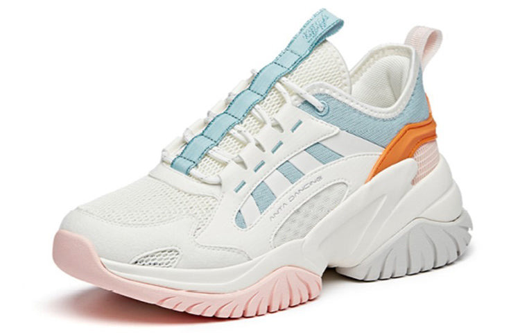 (WMNS) ANTA x Hua Mulan Training Series Sneakers 'White Blue Orange' 122027758-3 - 2