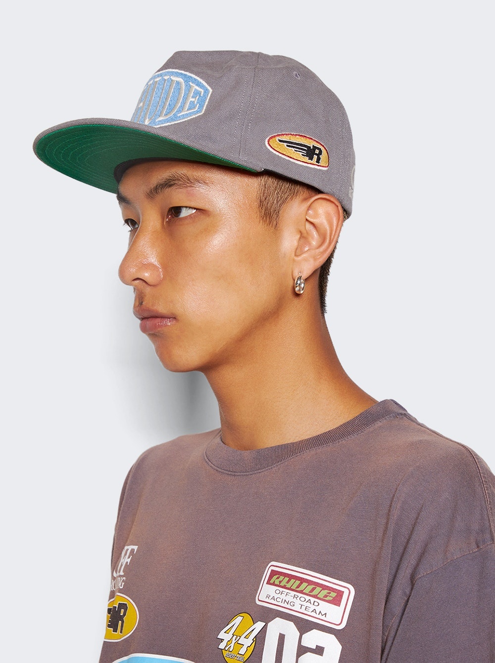 Rally Washed Canvas Hat Elephant Grey - 3