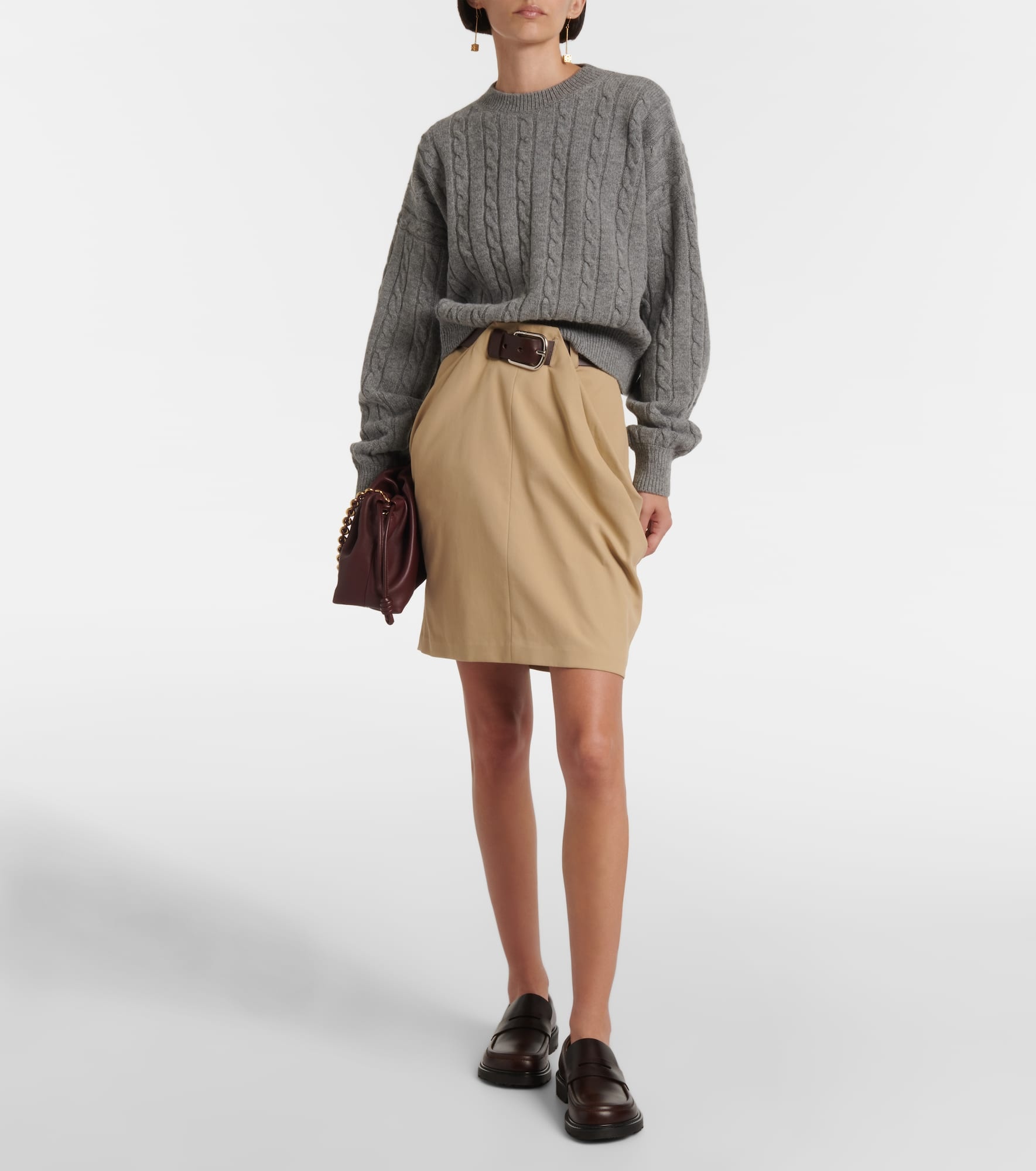 Cable-knit wool sweater - 2