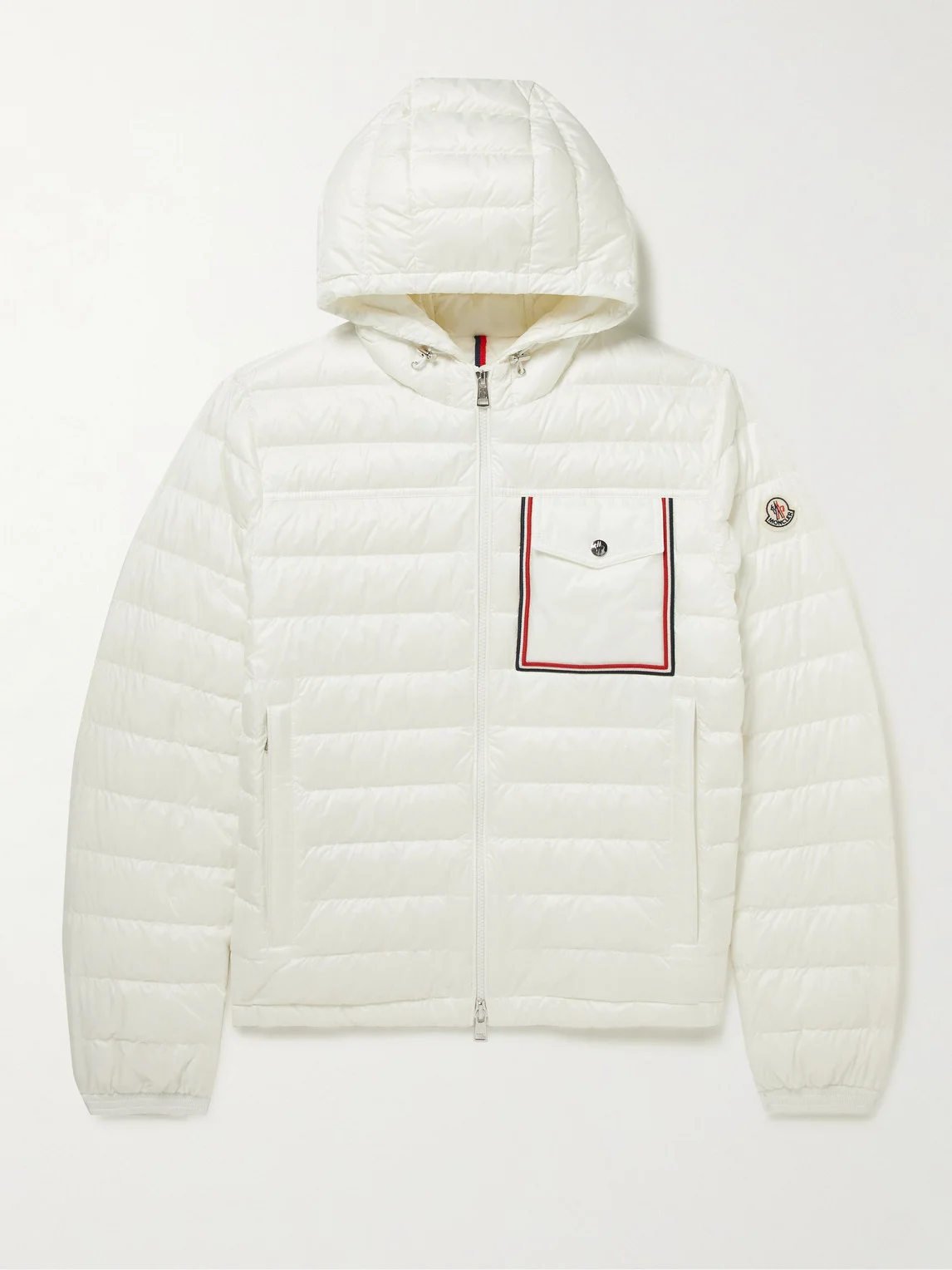 Lihou Grosgrain-Trimmed Quilted Shell Hooded Down Jacket - 1