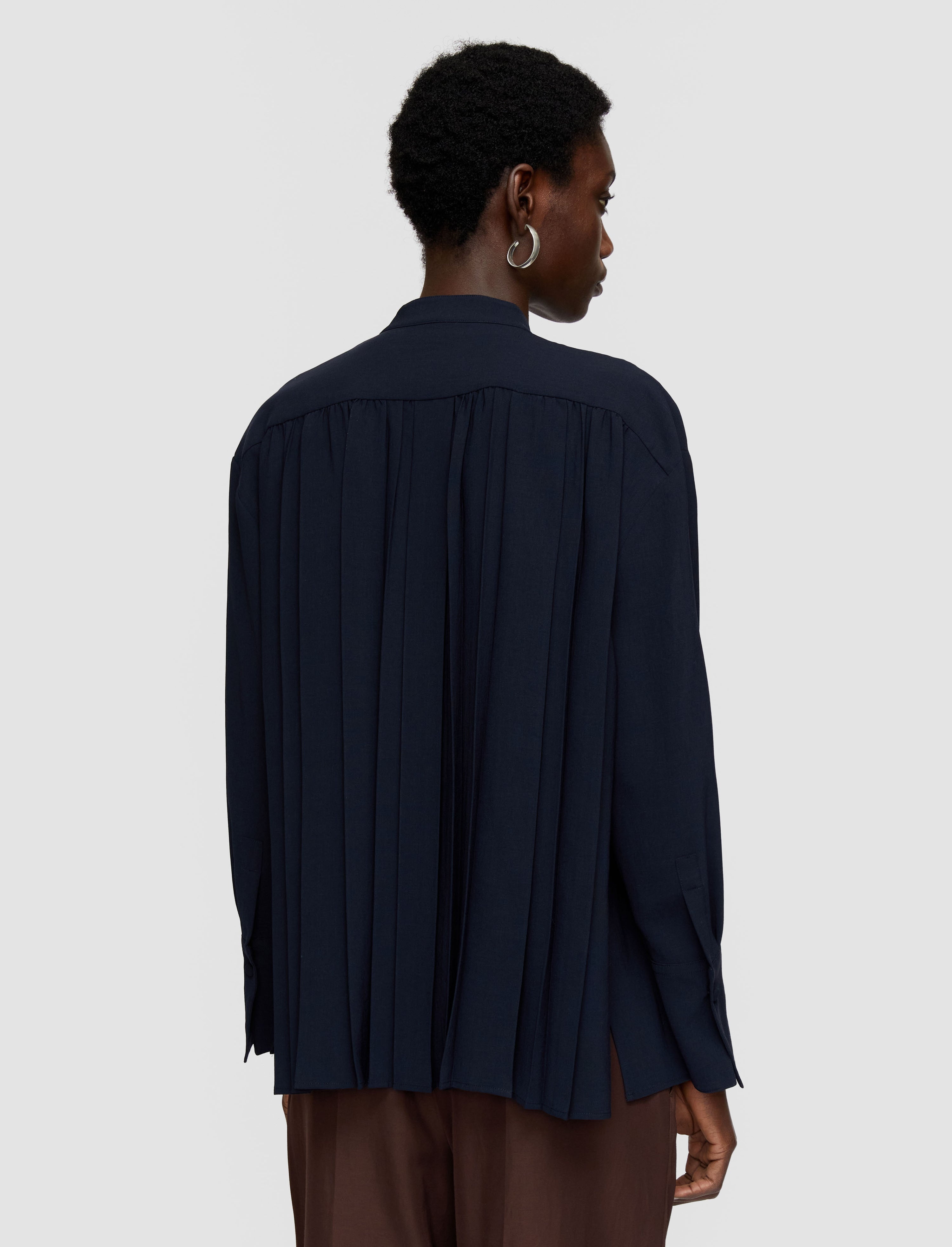 Malte Airy Plissé Blouse - 5