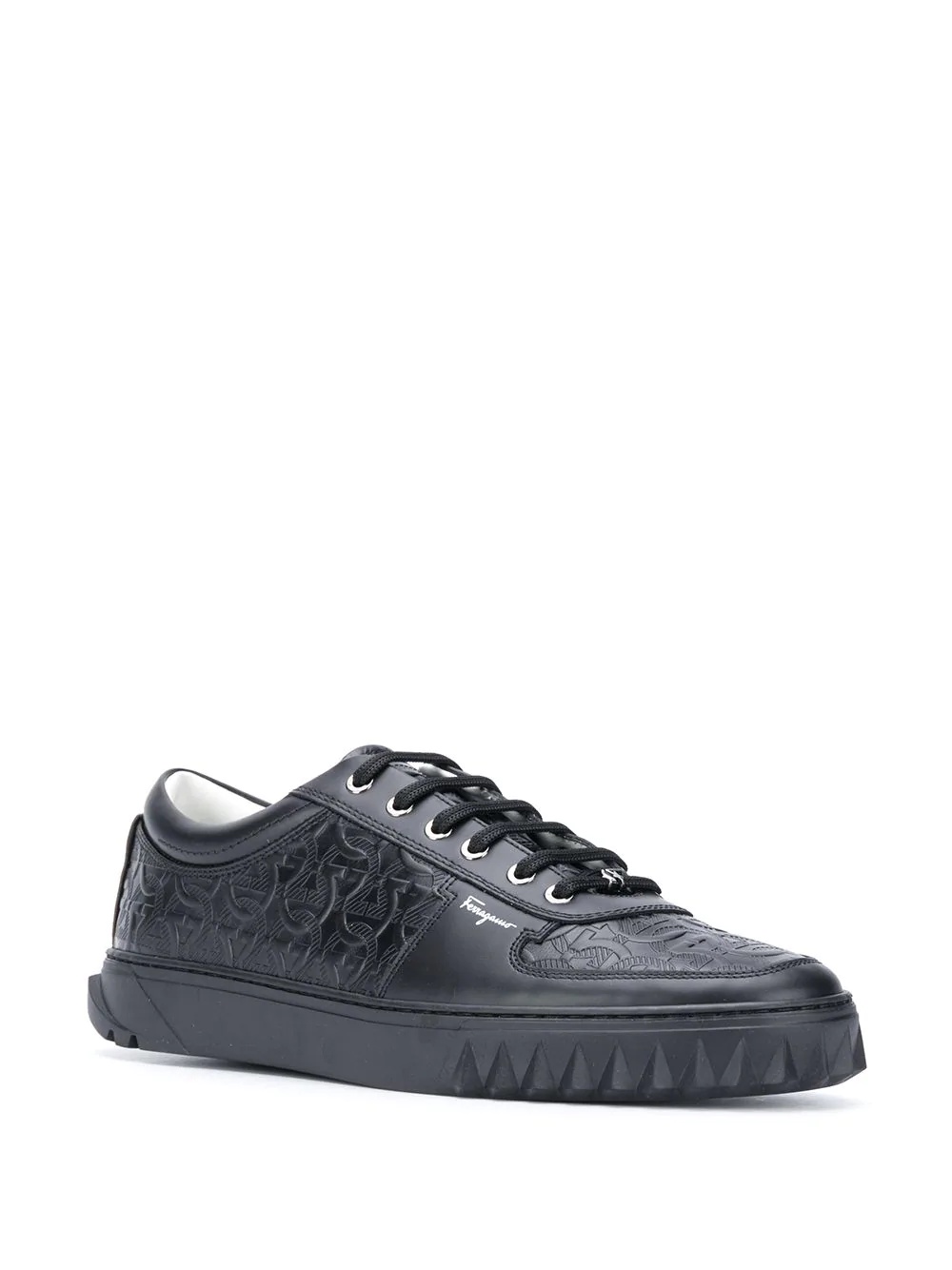 Gancini-embossed sneakers - 2