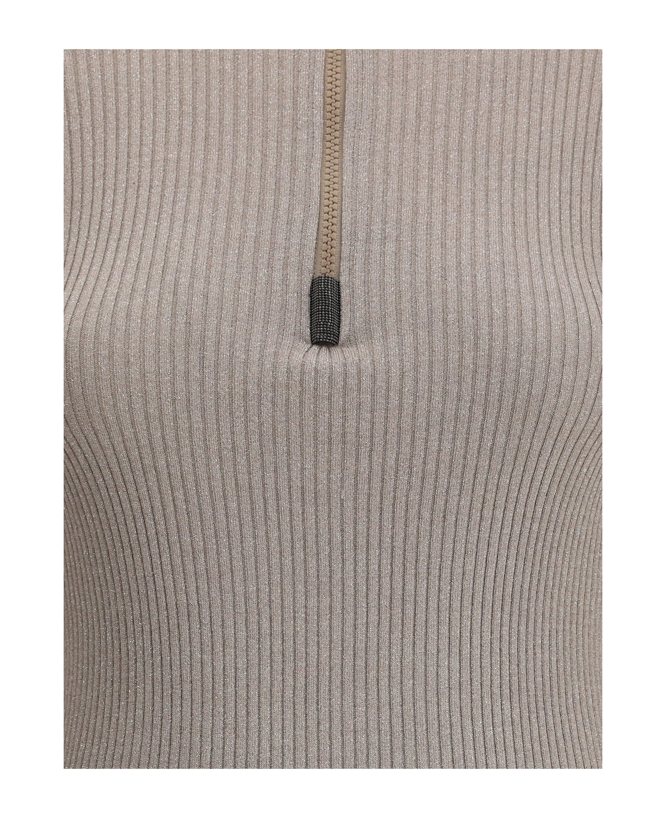 Zipped High Neck Top - 3