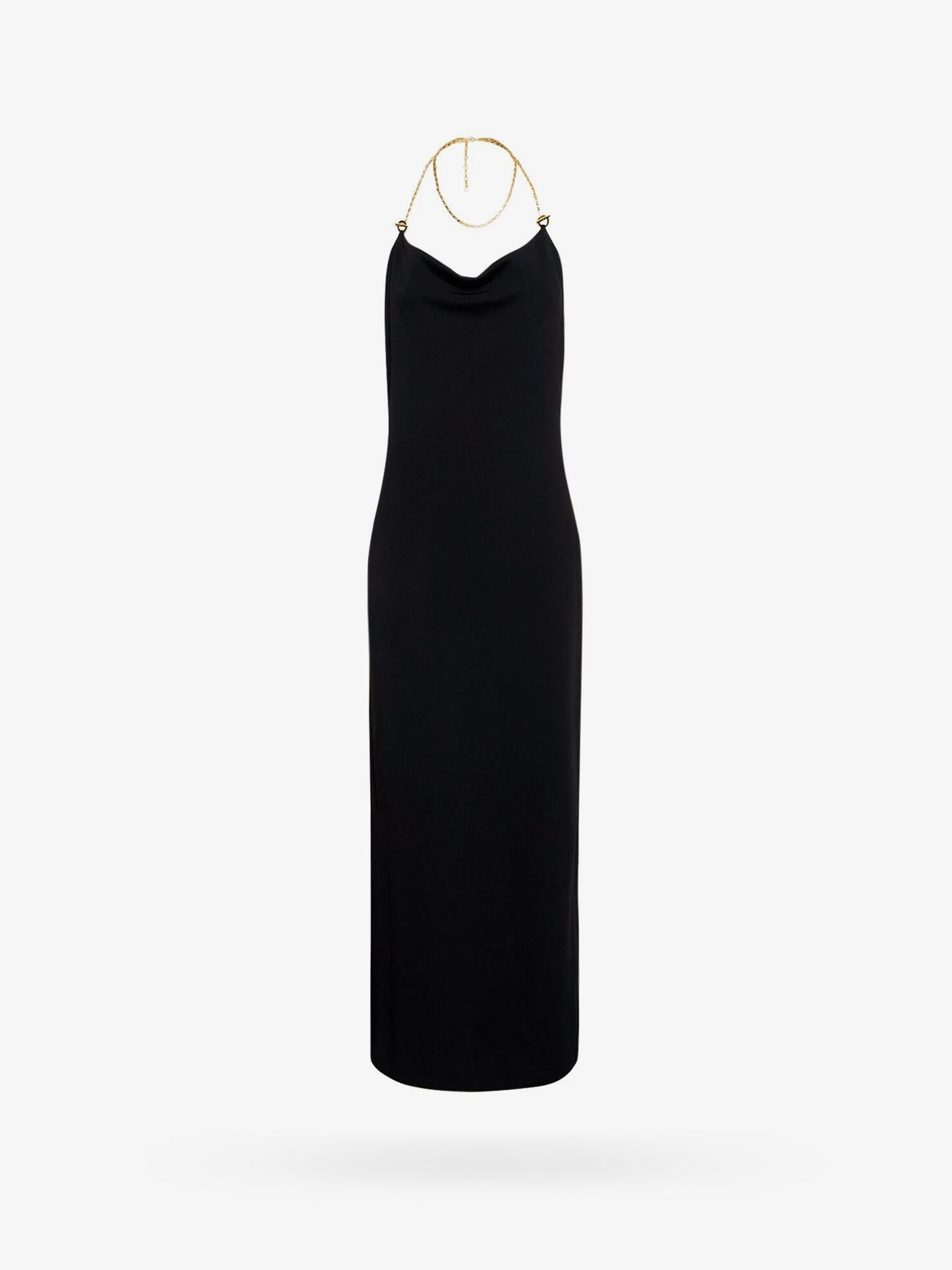 Bottega Veneta Viscose Midi  Dress With Chain Detail - 1