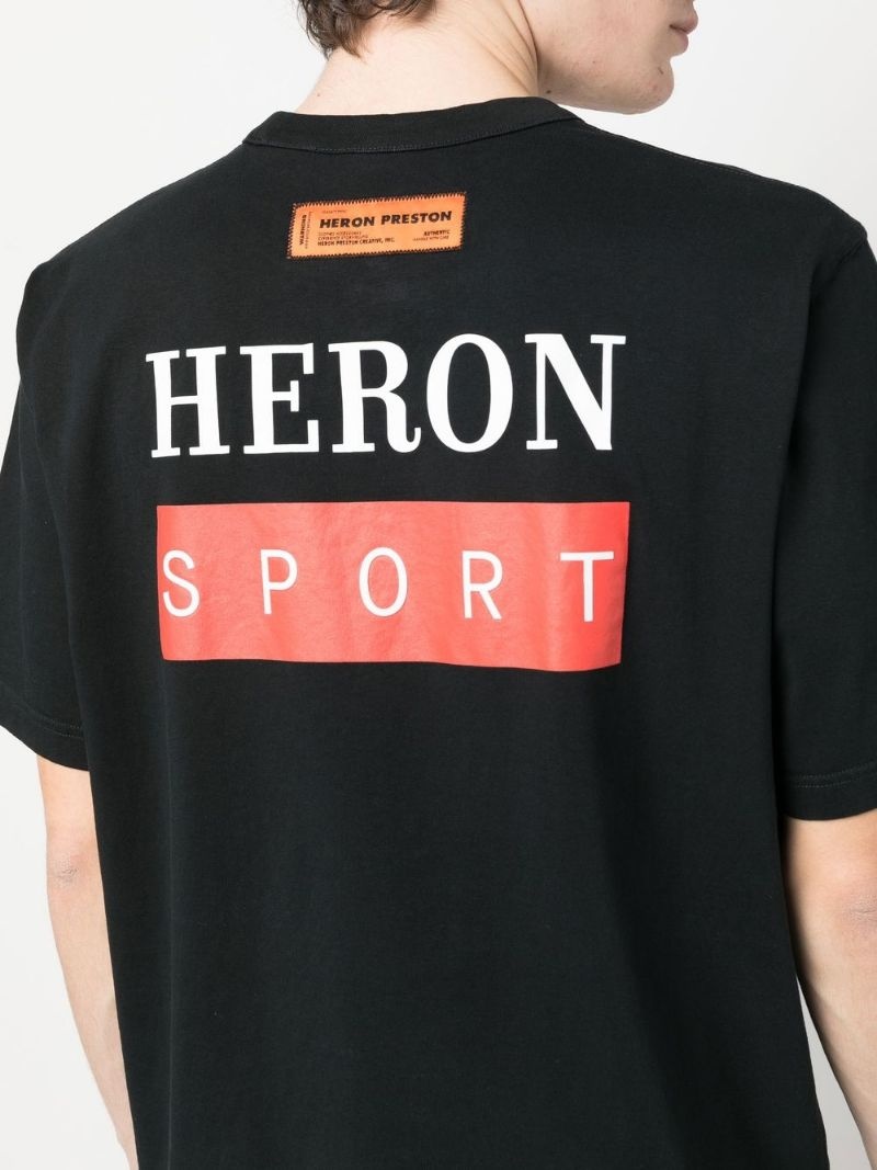 logo-print cotton T-shirt - 5