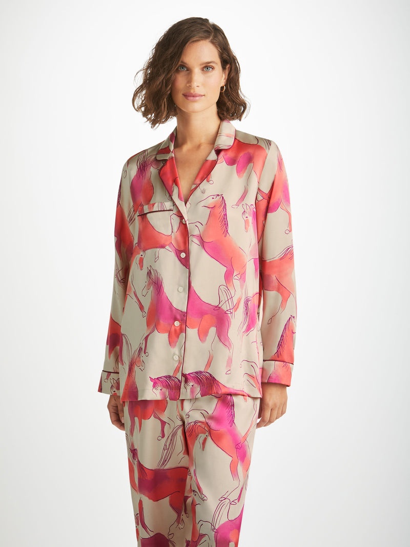 Women's Pyjamas Brindisi 96 Silk Satin Cream - 2