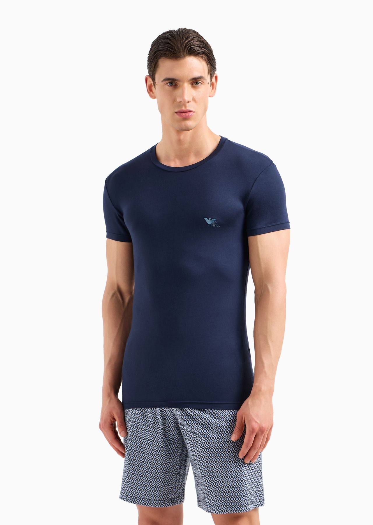 Two-pack of ASV slim-fit loungewear T-shirts in soft-touch eco-viscose - 2