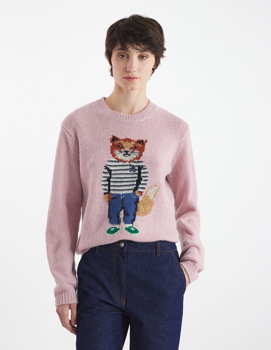 DRESSED FOX INTARSIA JUMPER - 3