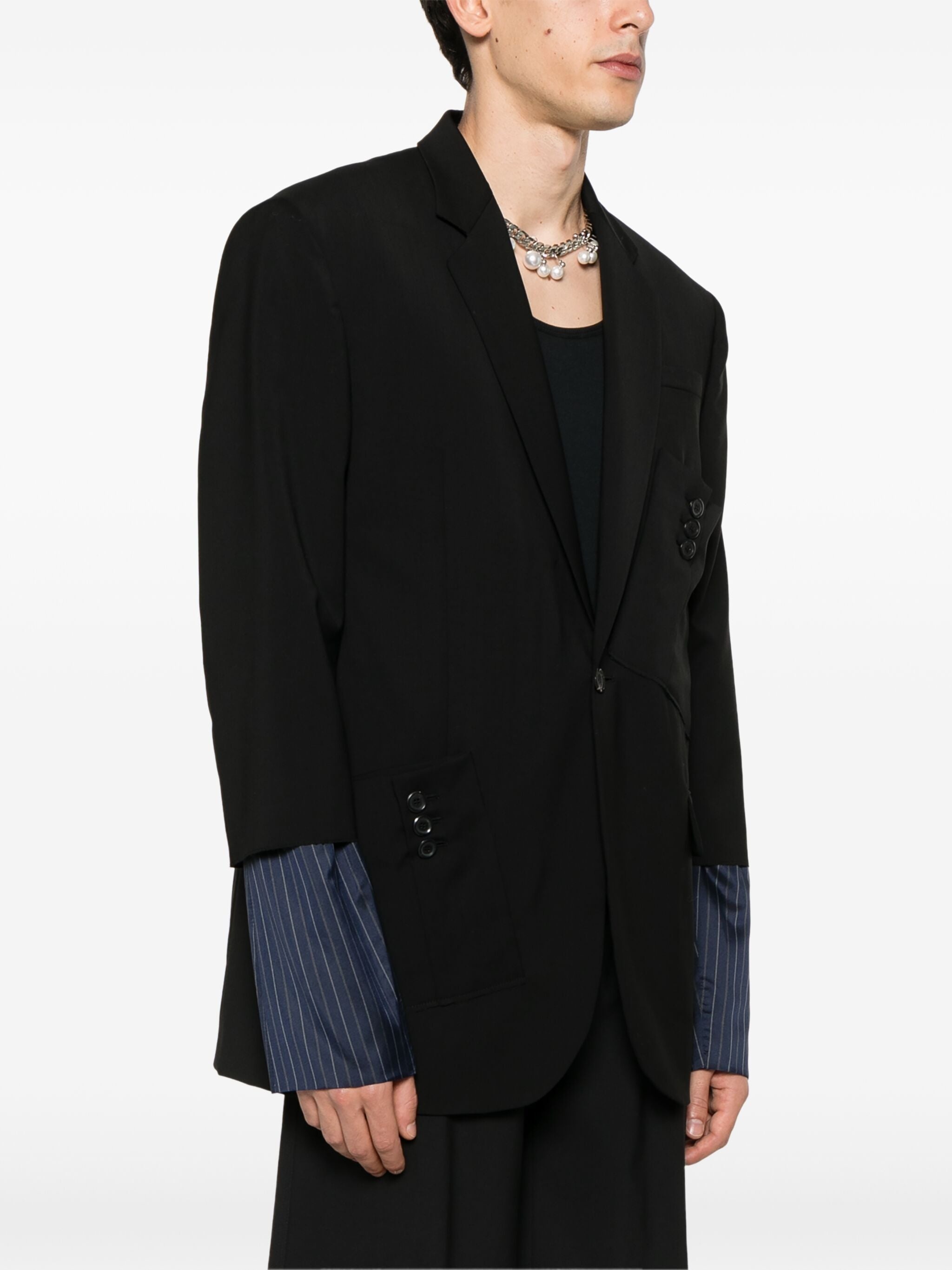Single-breasted Blazer - 3