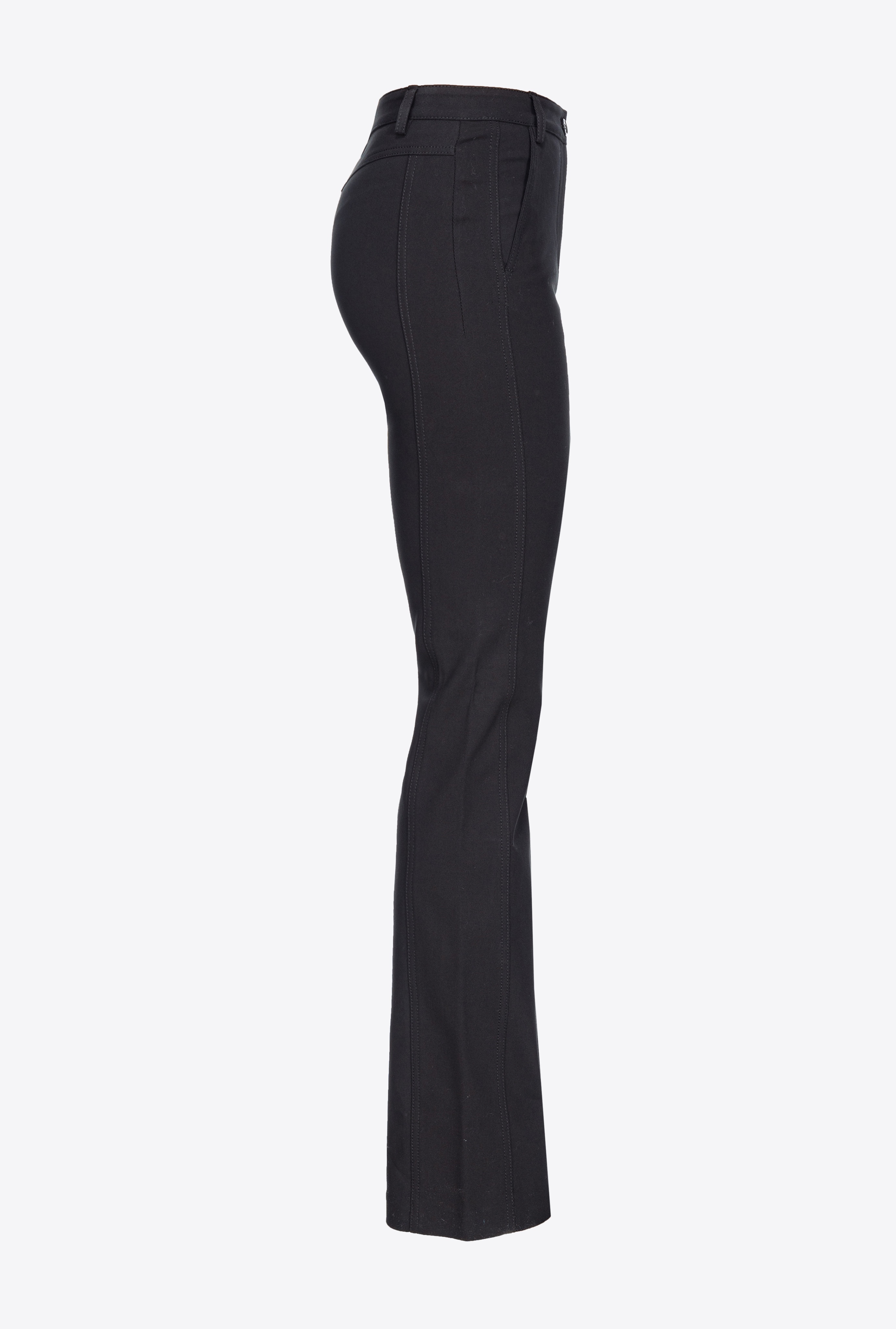 FLARED TRICOTINE TROUSERS - 3