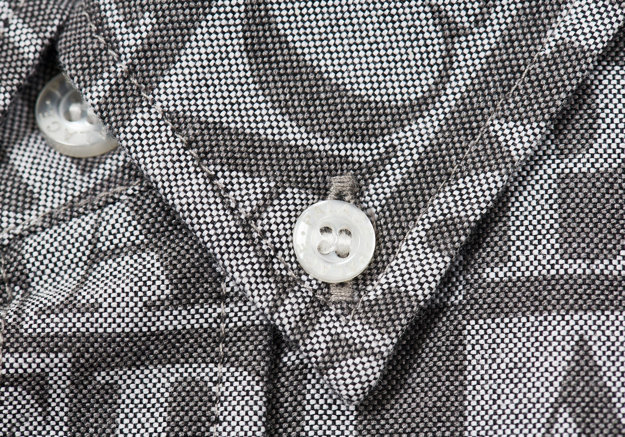 DOMINO PRINT OXFORD SHIRT BLACK - 3
