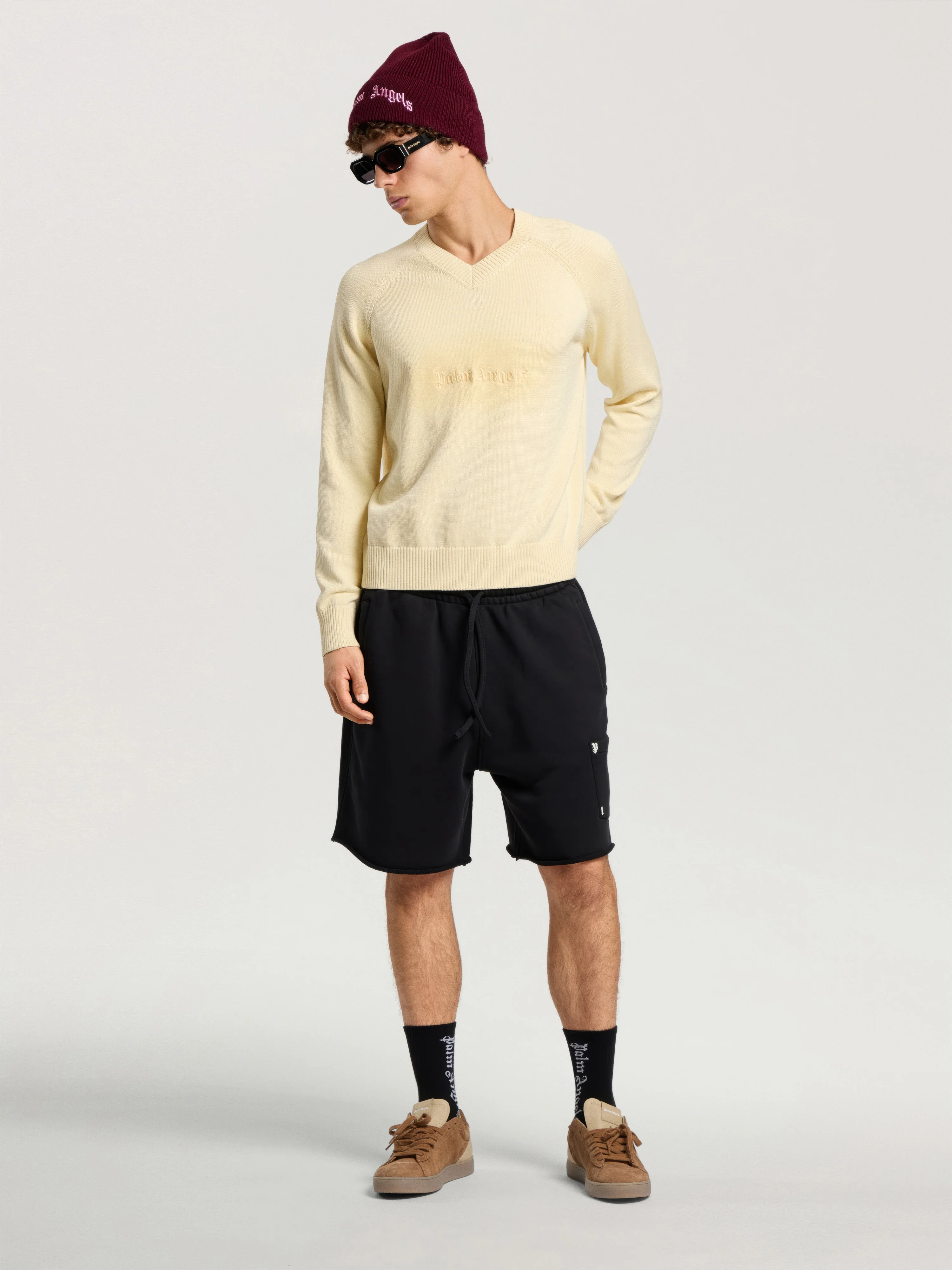 Palm Type Sweat Shorts - 1