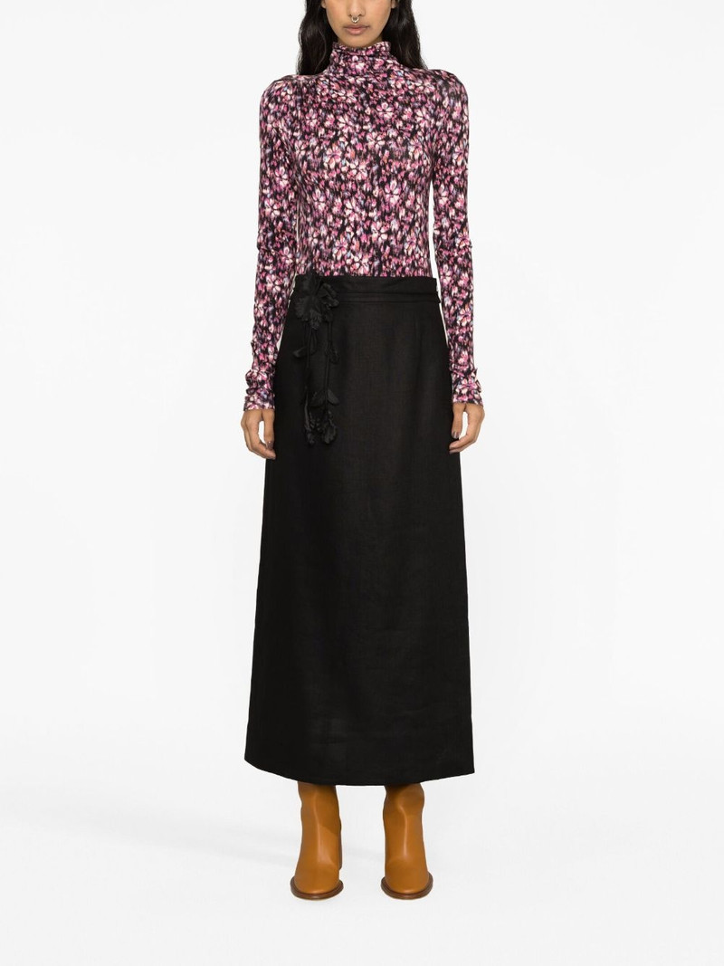 Zimmermann Luminosity pencil midi skirt outlook