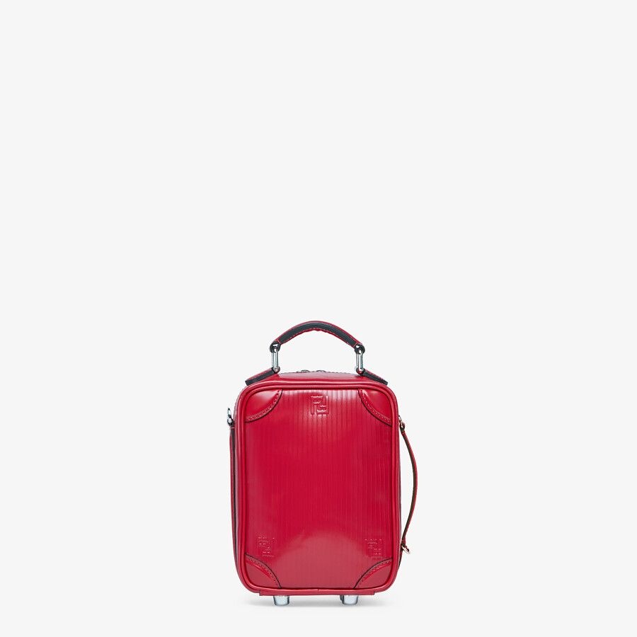 Red leather bag - 3