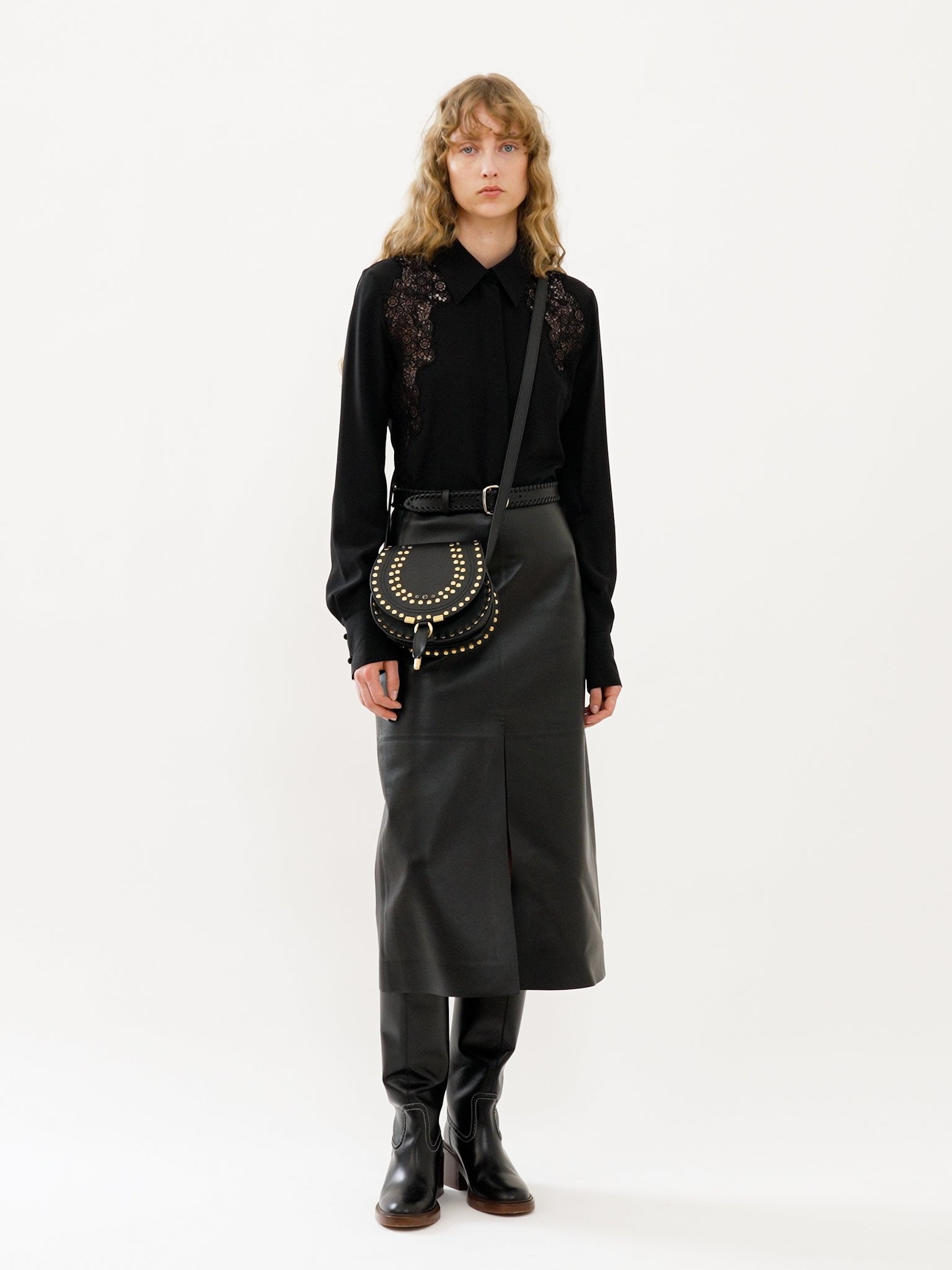 STRAIGHT MIDI SKIRT - 5