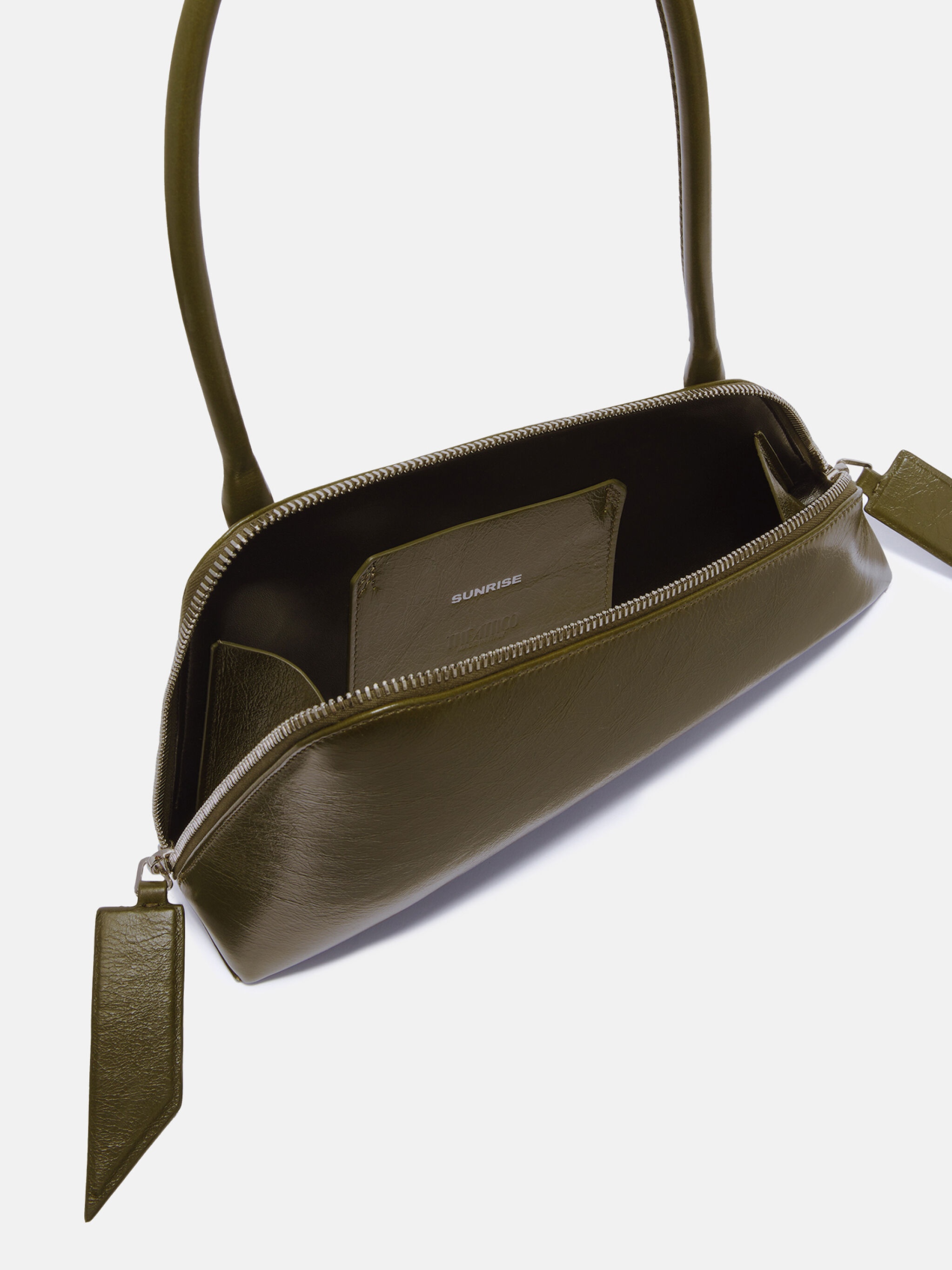 ''SUNRISE'' MILITARY GREEN SHOULDER BAG - 4