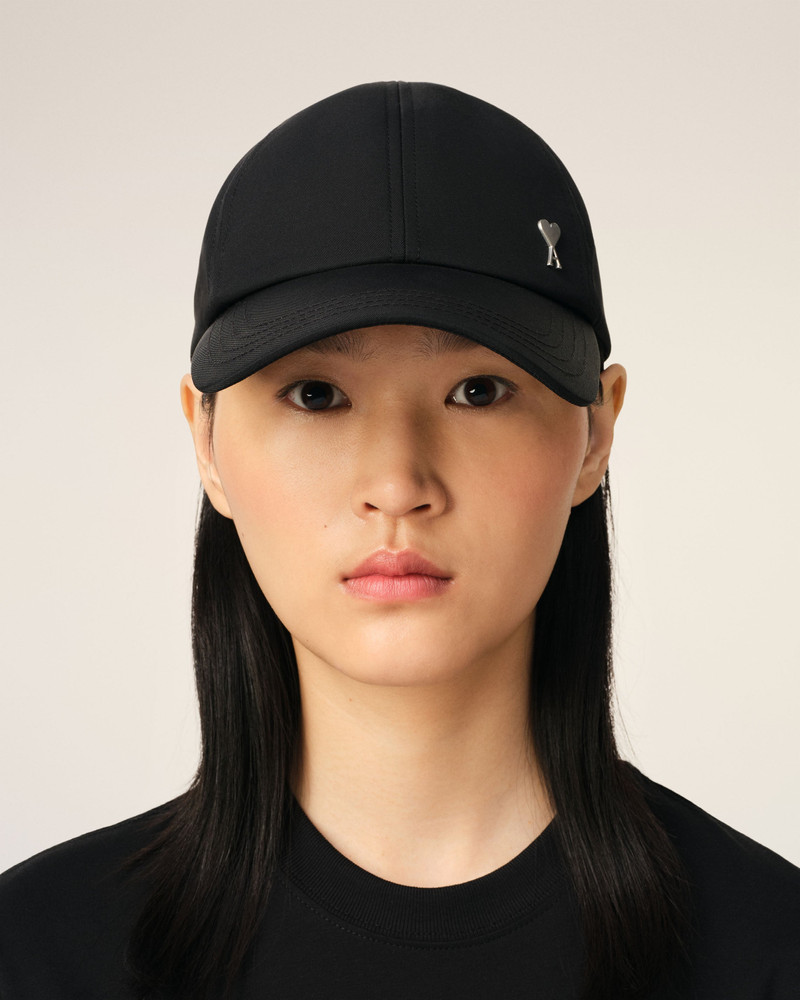 AMI Paris BLACK TWILL AMI DE COEUR STUD CAP outlook