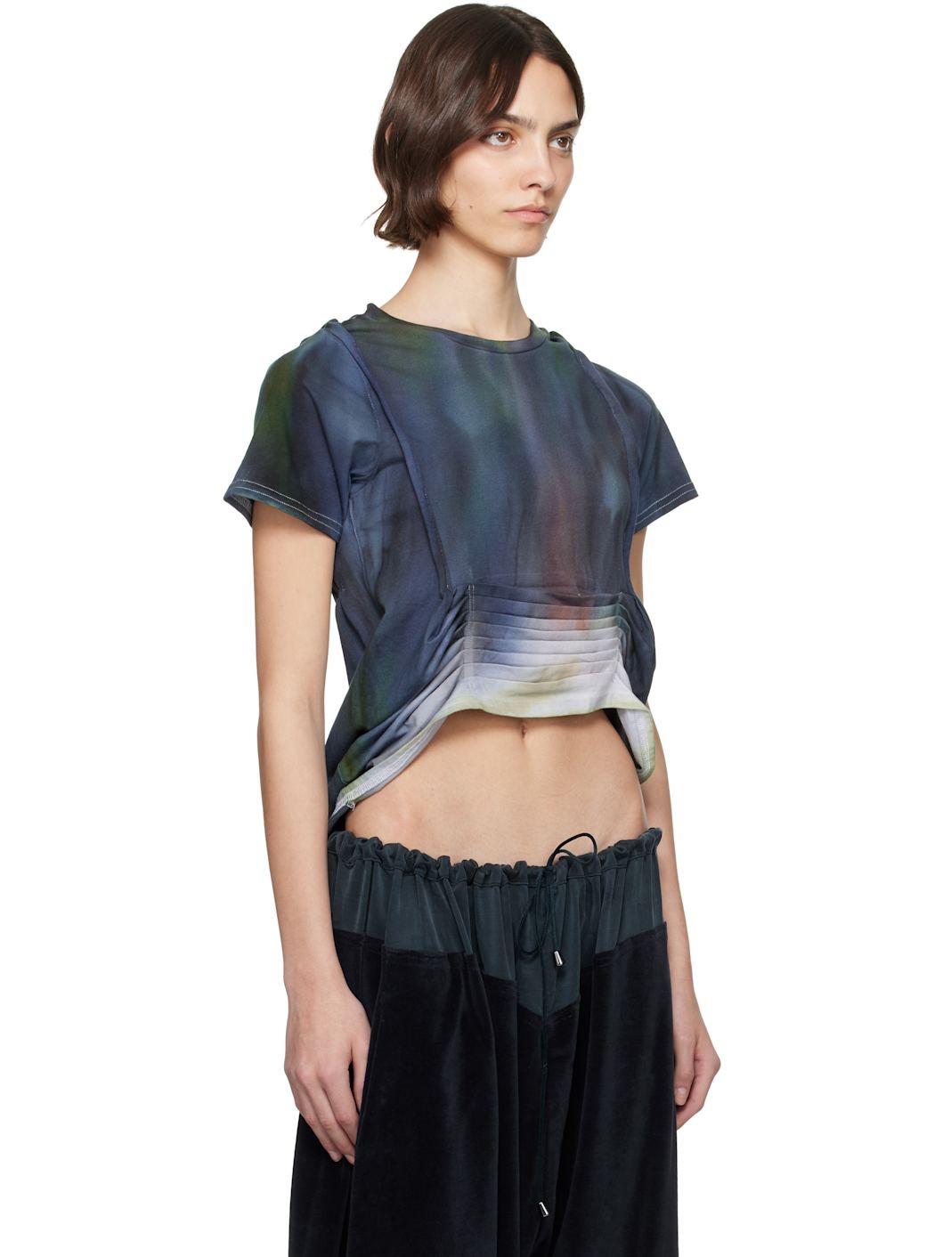 Navy & Green Hazel T-shirt - 2