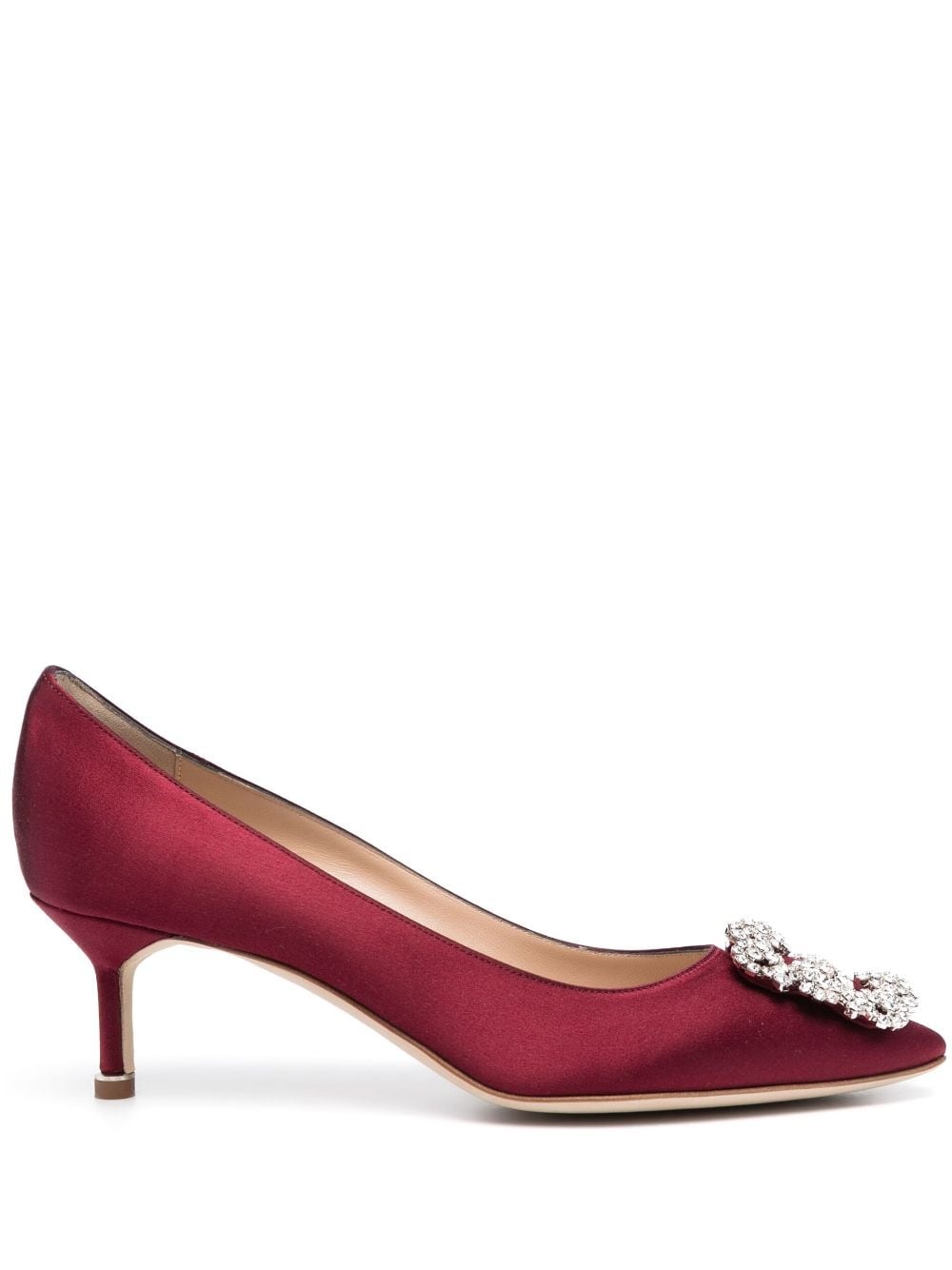 Hangisi crystal-buckle pumps - 1