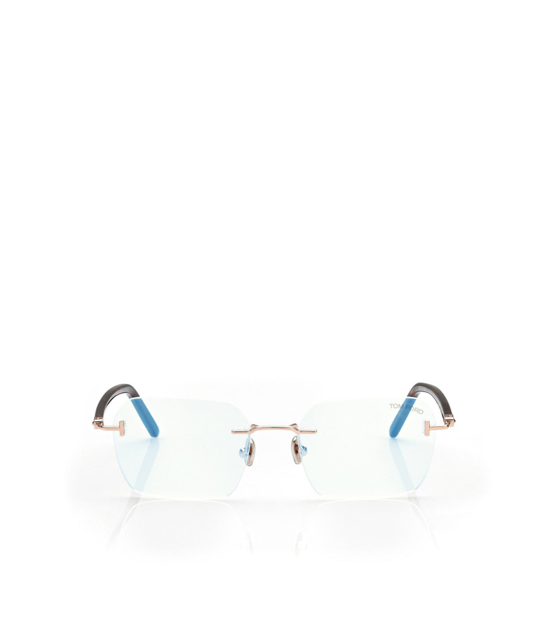 BLUE BLOCK RECTANGULAR OPTICALS - 1