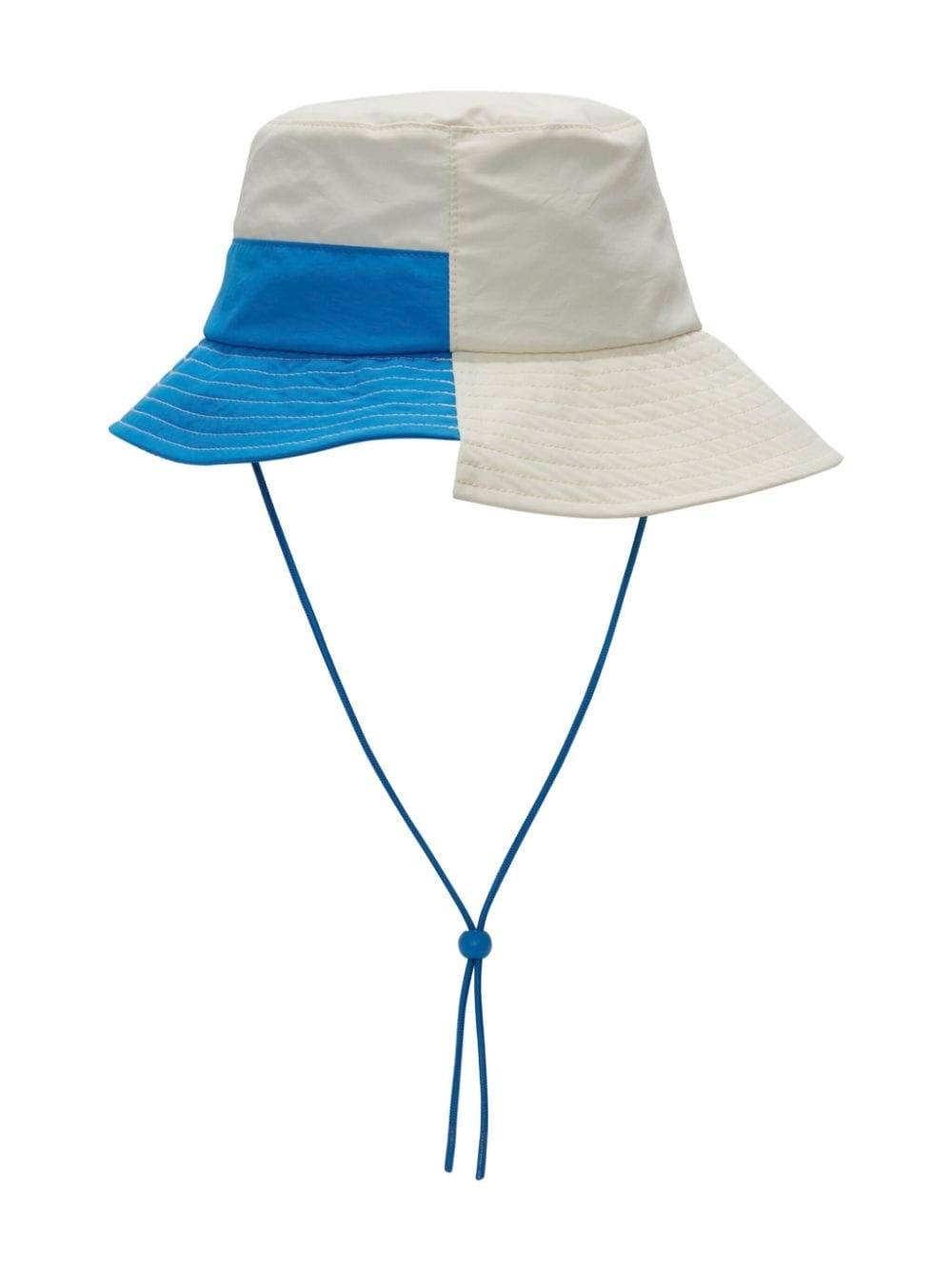 asymmetric colour-block bucket hat - 3