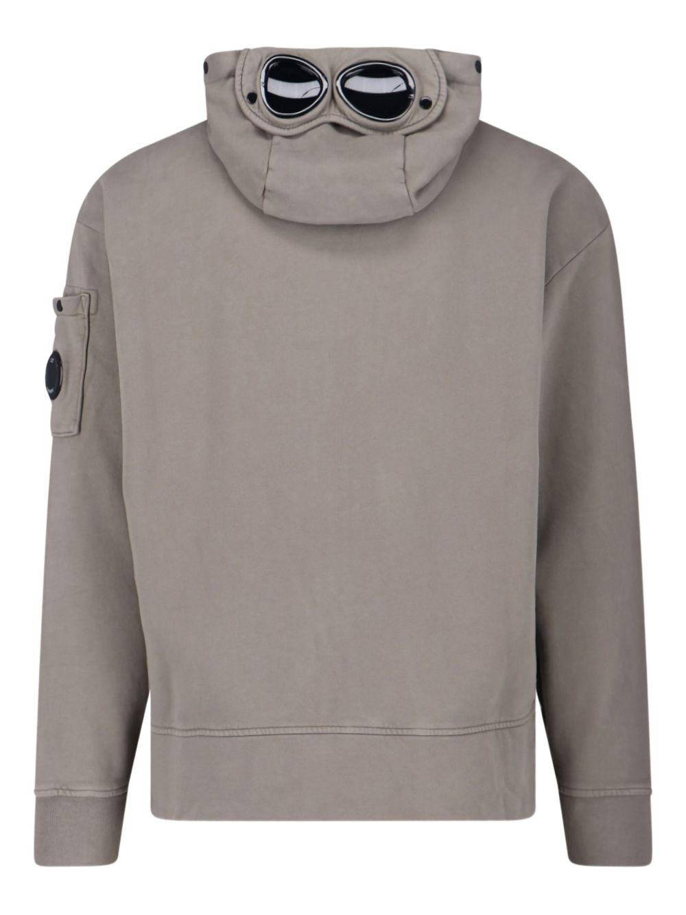 goggle-details zip-fastening hoodie - 2