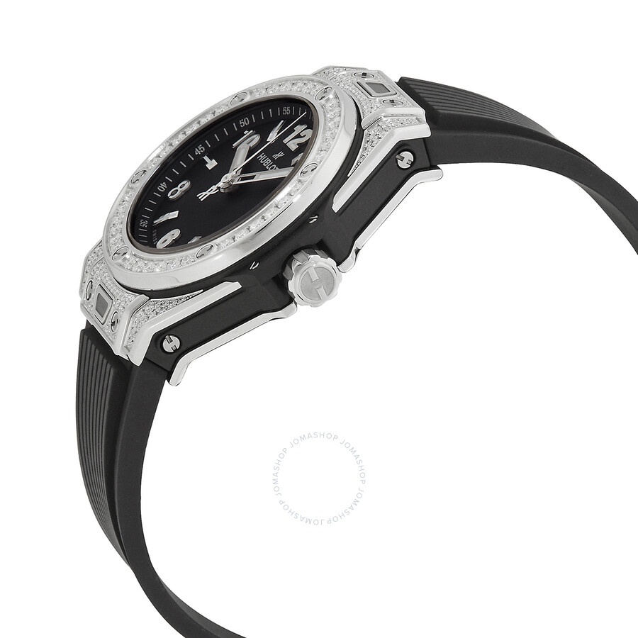 Hublot Big Bang One Click Steel Automatic Diamond Black Dial Ladies Watch 485.SX.1170.RX.1604 - 2