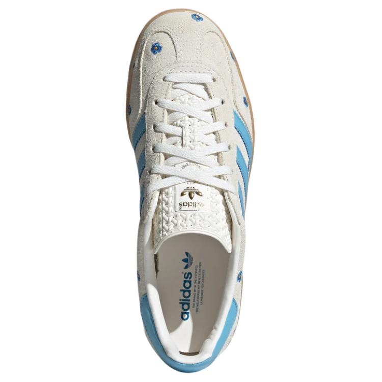 (WMNS) adidas GAZELLE Indoor Floral 'White Blue' IF4491 - 4