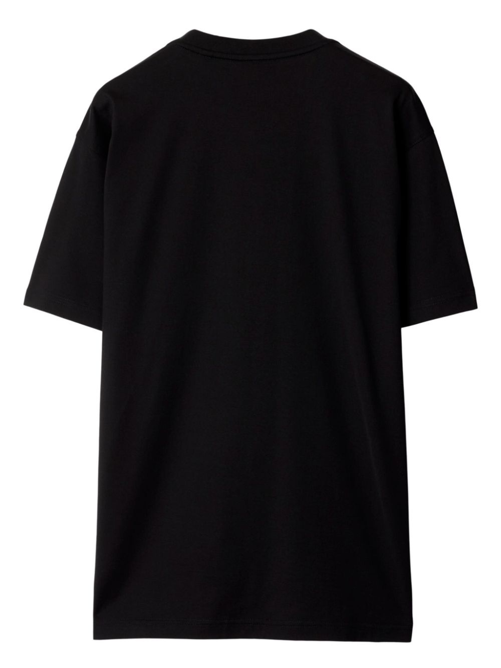 check-pocket cotton T-shirt - 5