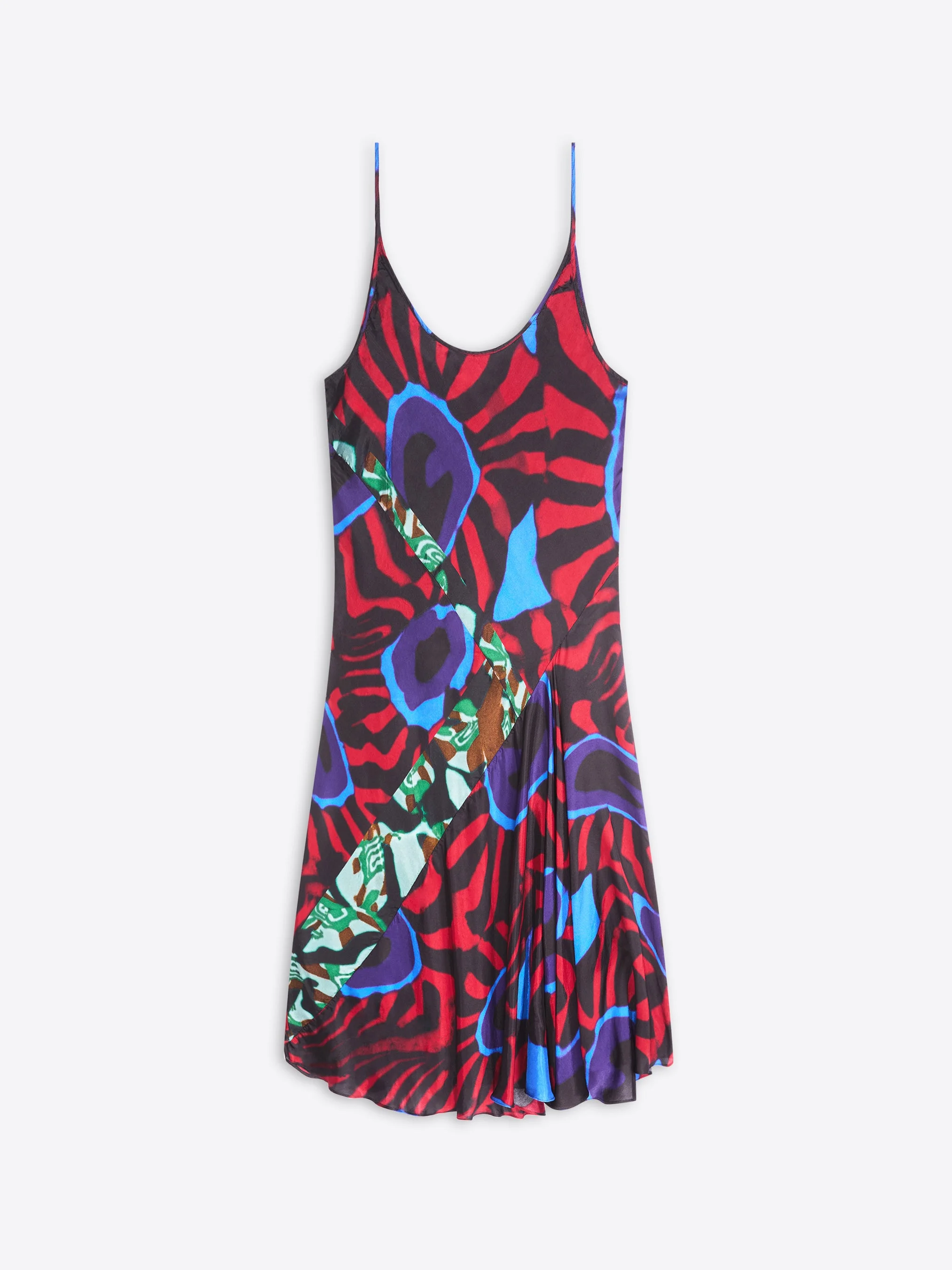 PRINTED SLIP DRESS - 1