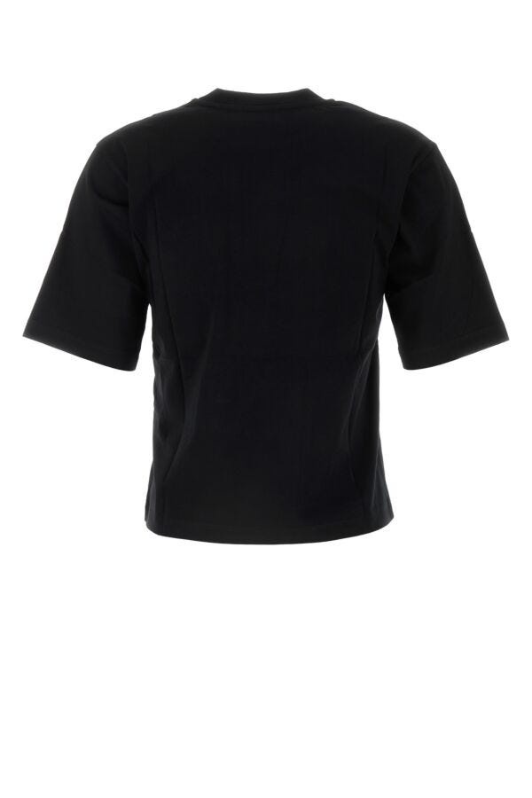 Black cotton t-shirt - 2