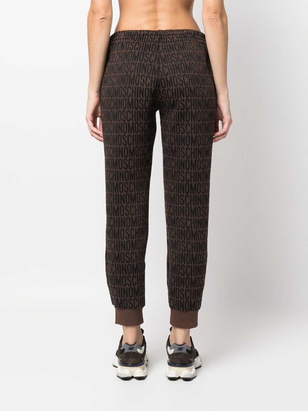 monogram-print joggers - 4