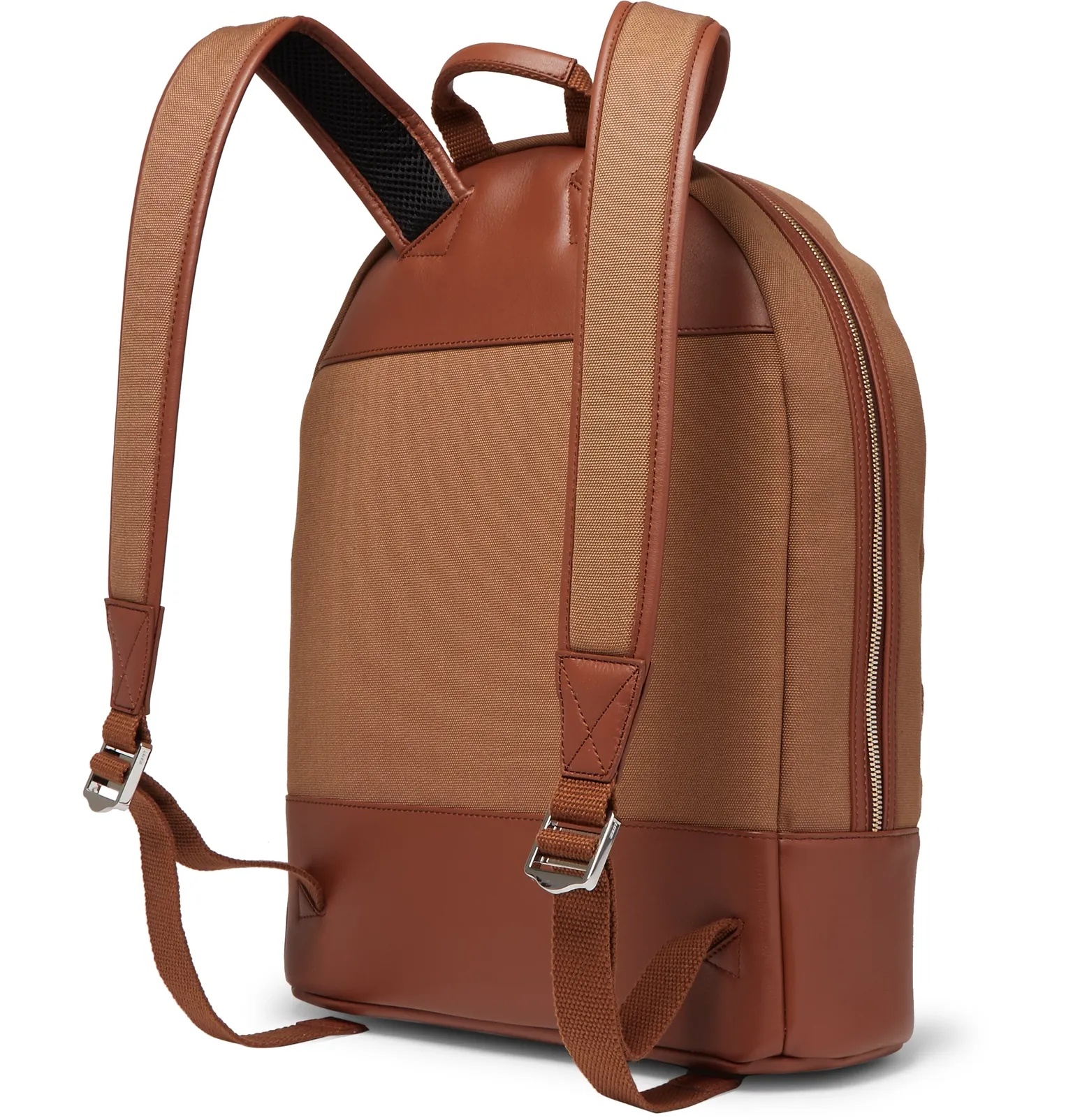 Kastrup Leather-Trimmed Shell Backpack - 4