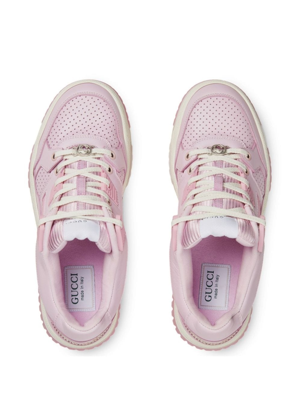 Interlocking G panelled sneakers - 4
