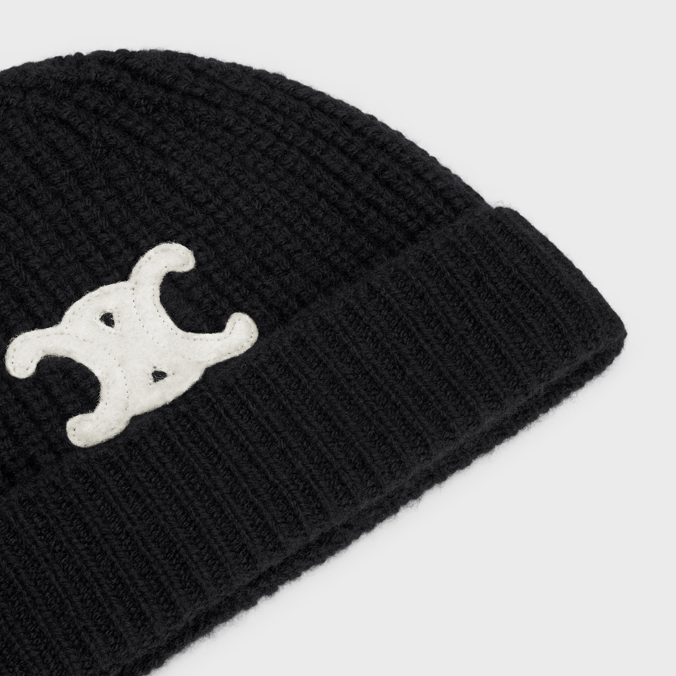 TRIOMPHE BEANIE IN SEAMLESS CASHMERE - 3