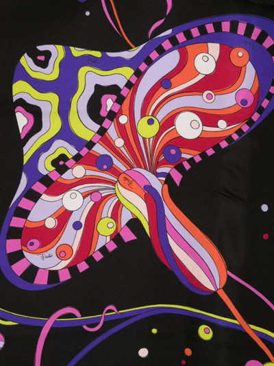 PUCCI graphic-print silk scarf outlook