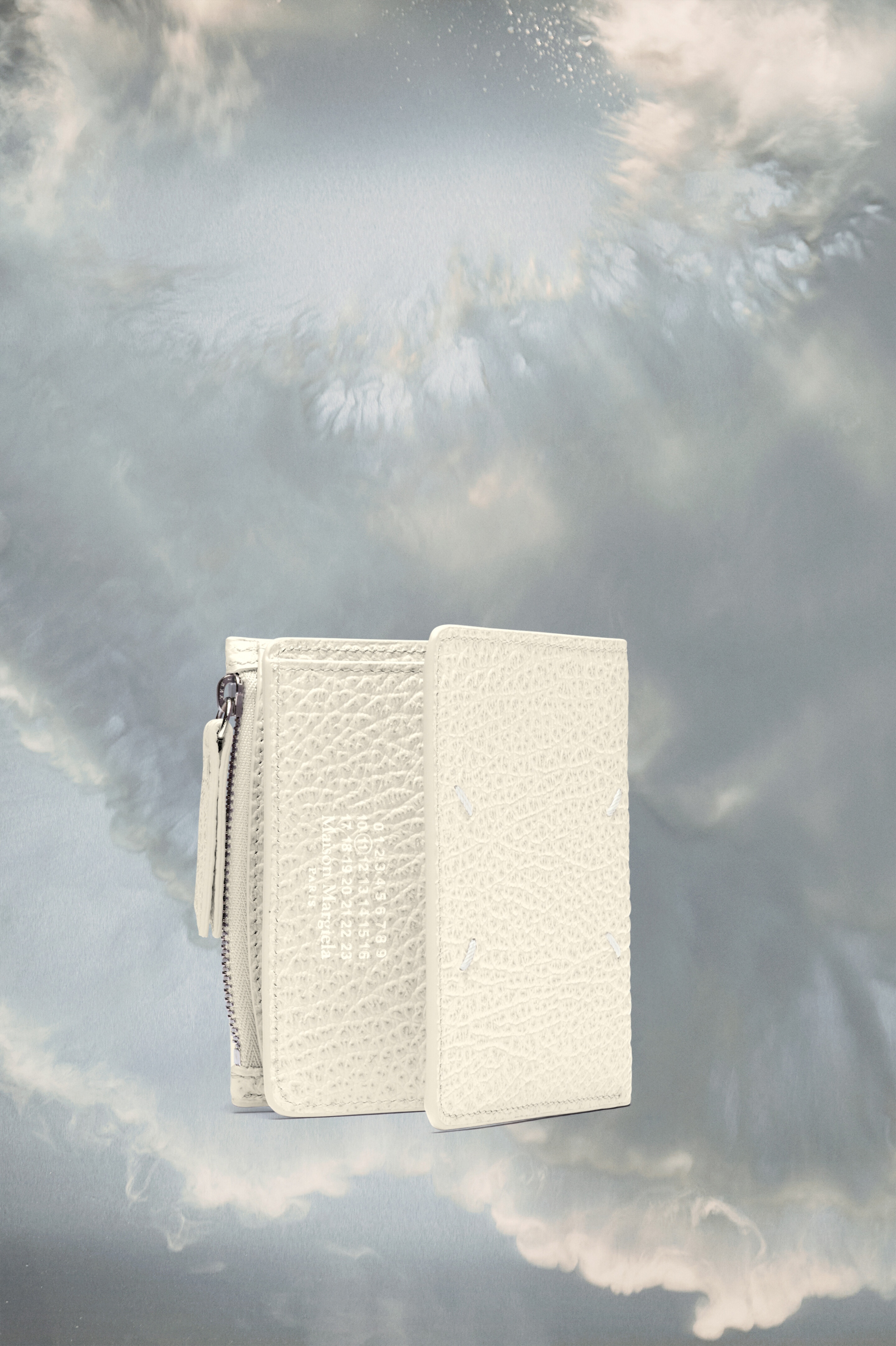 Leather flap wallet - 1