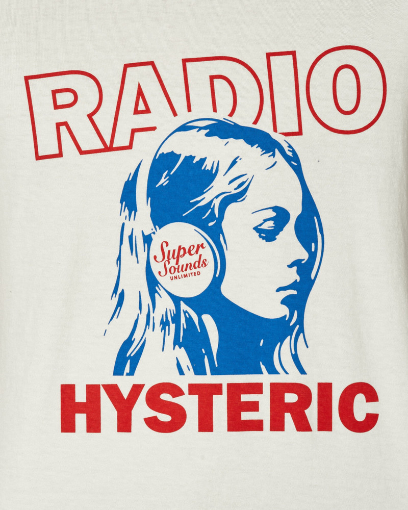 Hysteric Radio T-shirt White 5