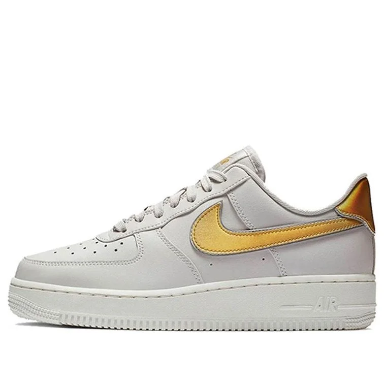 (WMNS) Nike Air Force 1 Low 'Metallic Platinum Metallic Gold' AR0642-001 - 1
