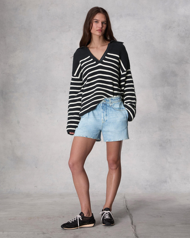 rag & bone Jen Striped Cotton Polo Sweater
Oversized Fit outlook