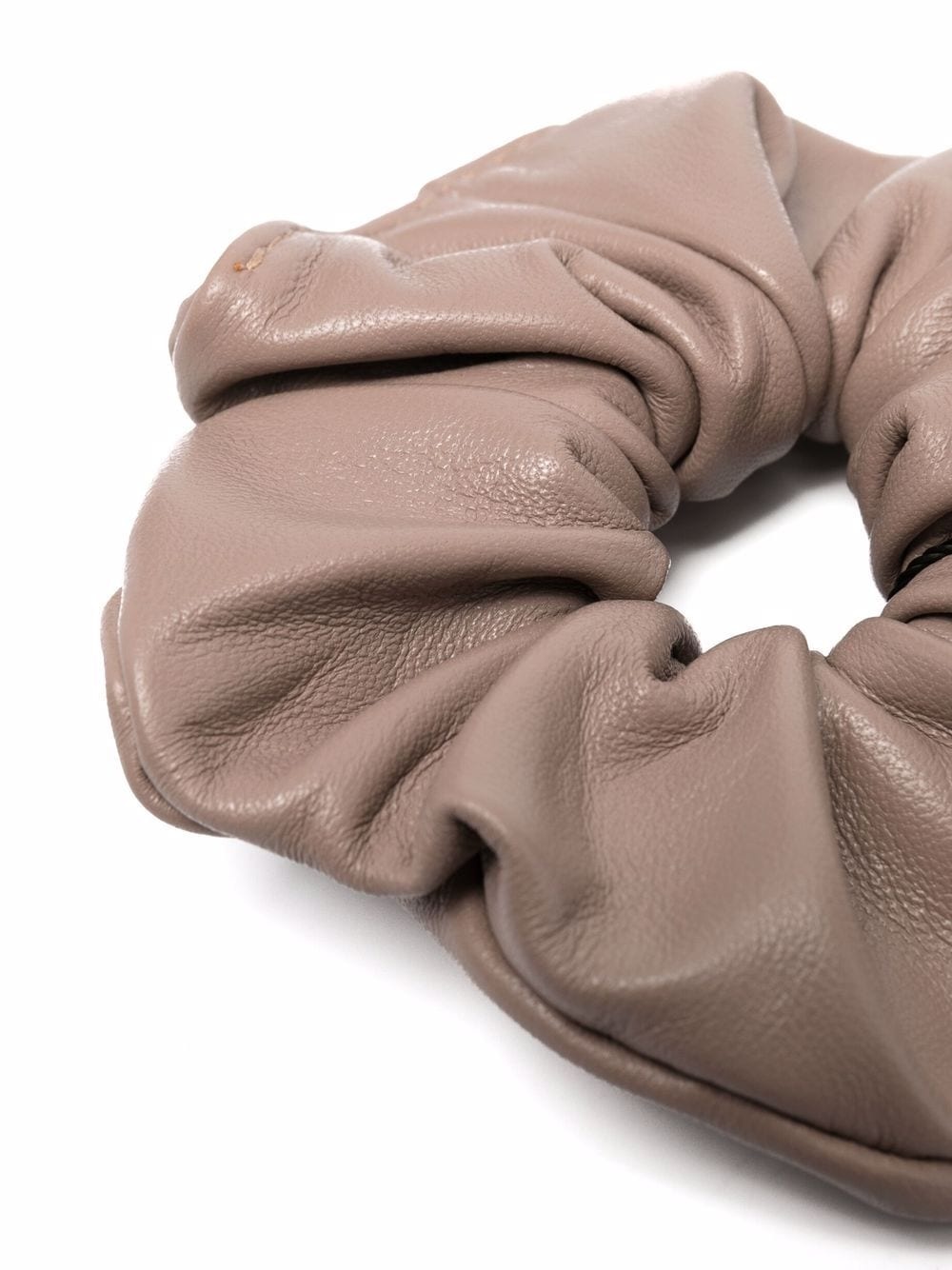 leather scrunchie hairband - 2