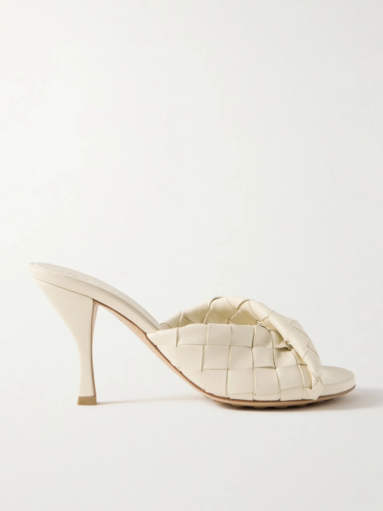 Blink Twisted Intrecciato Leather Mules - 1