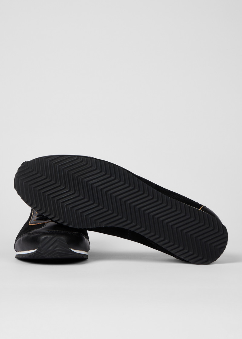 Women's Black Nubuck 'Maltese' Trainers 4