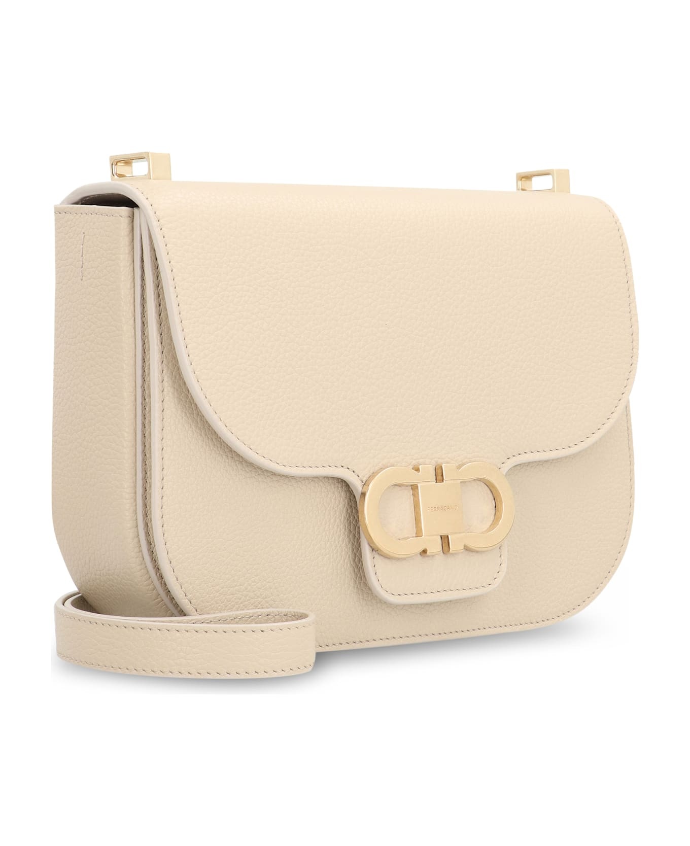 Gancini Leather Crossbody Bag - 3