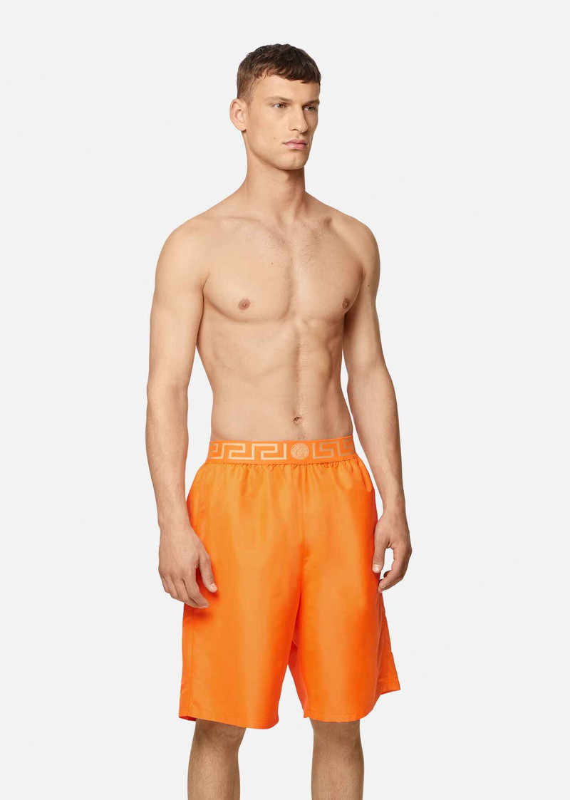 VERSACE Greca Border Boardshorts outlook