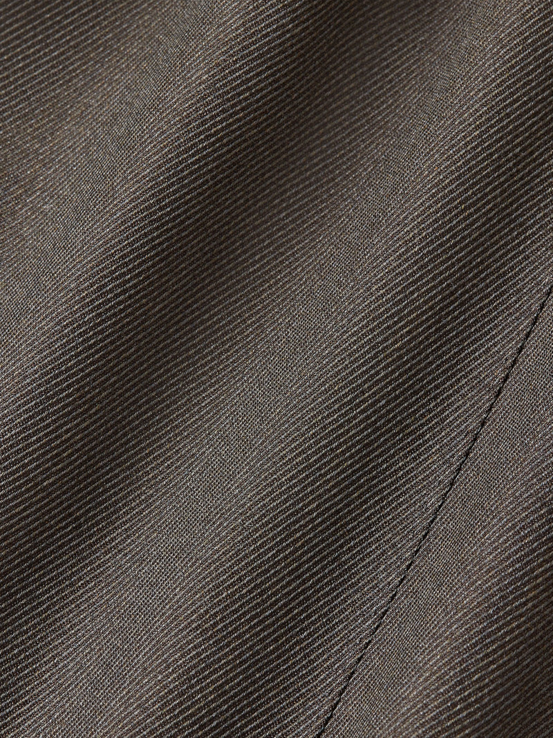 DARK TAUPE 15MILMIL15 WOOL AND SILK JACKET 5