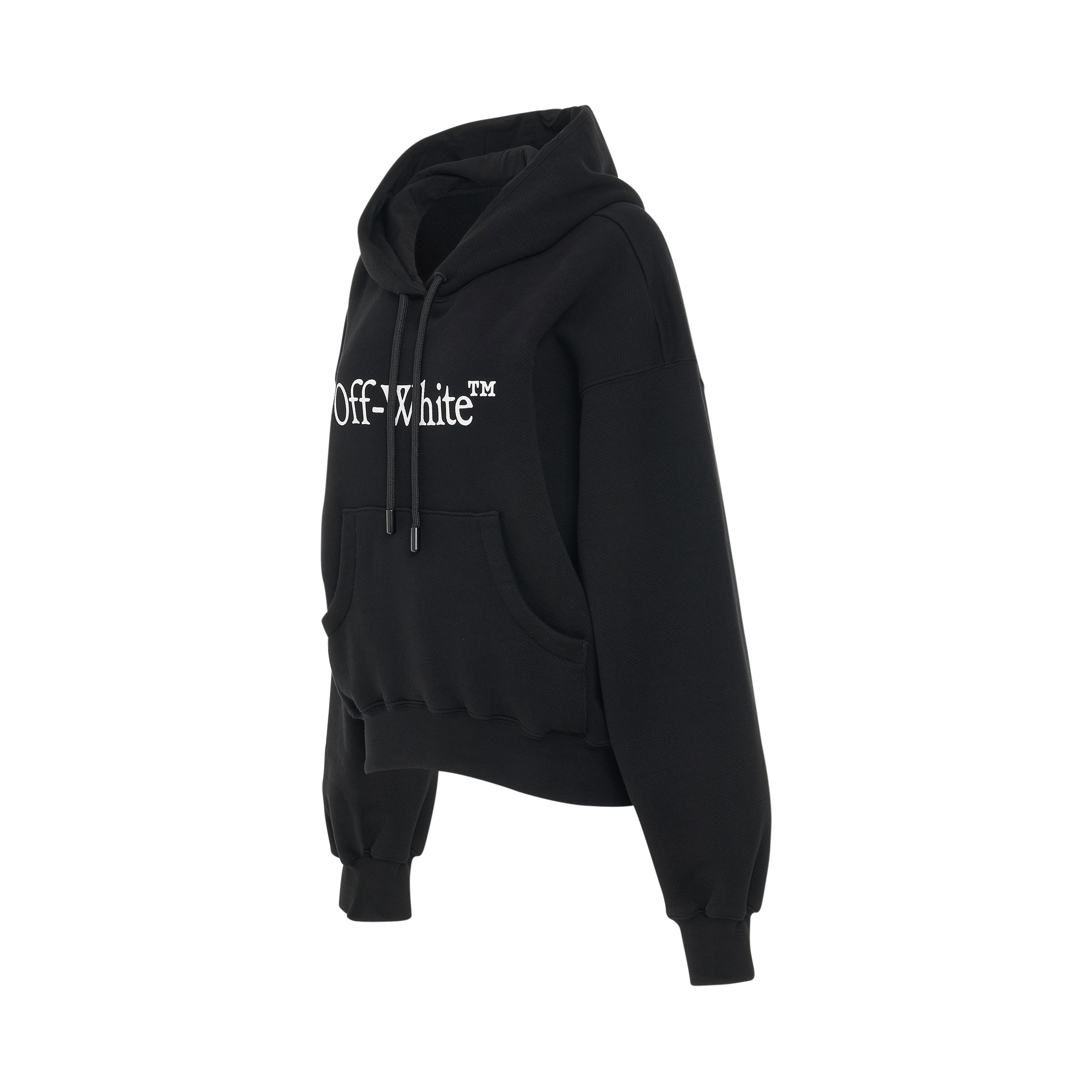 Big Logo Bookish Oversize Hoodie in Black - 2