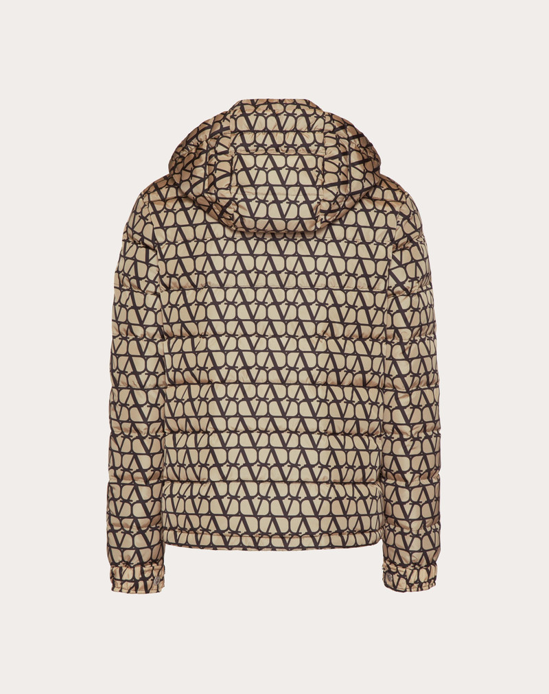 Valentino NYLON DOWN JACKET WITH TOILE ICONOGRAPHE PRINT outlook